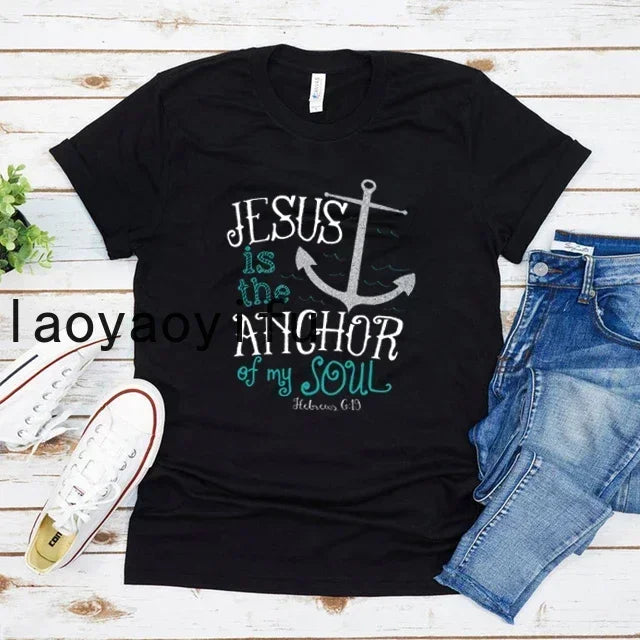 Waymaker Women T Shirt Christian Tees Religious Faith T-shirt Jesus Clothing Unisex Graphic T Shirts Summer Short Sleeve Tops - Abide & Adorn Treasures
