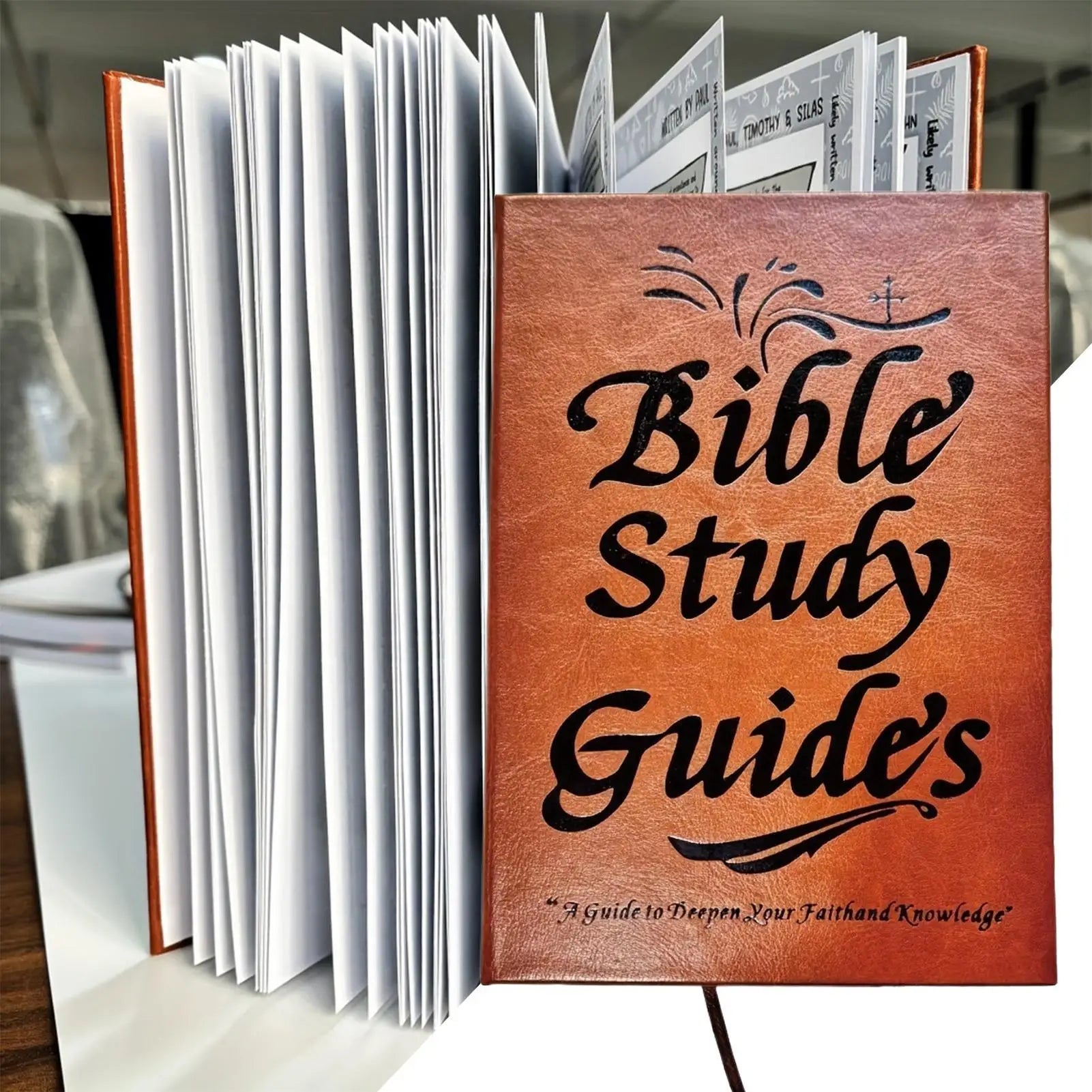 new 66-Page Bible Study Guide Daily Devotional Journal A Yearlong Bible Study Plan for Women Scripture Quotes Religious Notebook