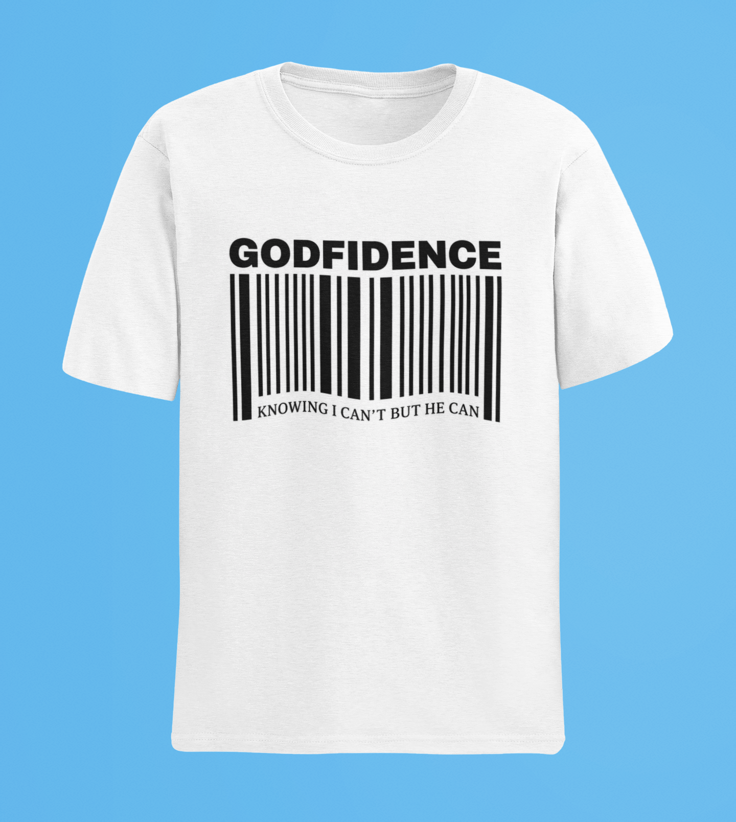 Godfidence Barcode Tee