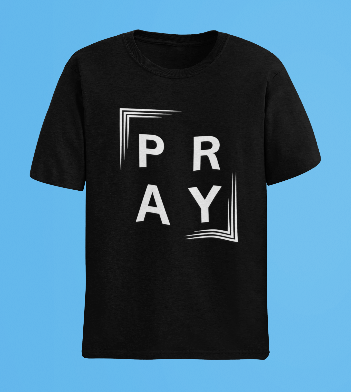 Pray Minimalist Faith Graphic Tee